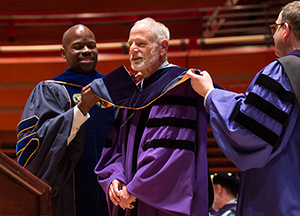 Roger Dennis receives honorary degree 2017